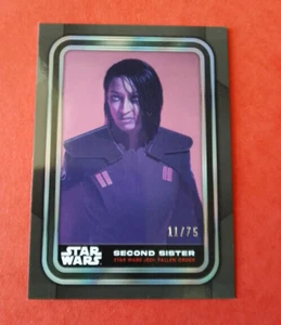 Topps Star Wars Flagship 2023 Black Parallel Second Sister 11/75 - Picture 1 of 3