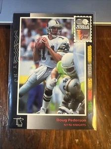 Doug Pederson 1992 Wild Card World League Rookie Card RC #79 Knights Eagles Jags - Picture 1 of 6