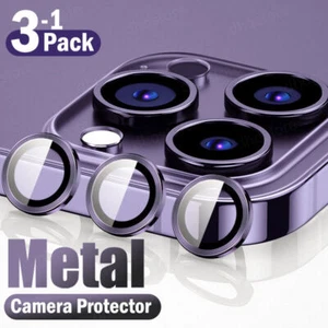 Protector de lente para iPhone 17 16 15 14 13 Pro Max película cámara anillo vidrio templado - Imagen 1 de 24