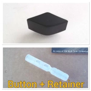 Volkswagen Transporter T5 T6 CARAVELLE Side loading door push button + retainer - Picture 1 of 2