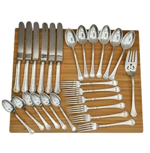 Vtg REED & BARTON Sierra Silverplate Flatware Set 25 pc Service for 6 + Server - Picture 1 of 8