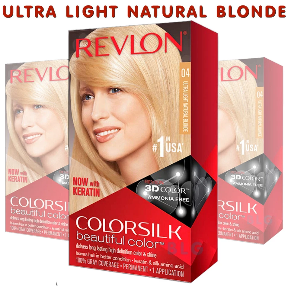 Tinte 3D permanente natural Revlon Colorsilk cabello rubio natural ultra claro #04 Foto 1 de 1