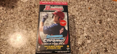 Caja de tarjetas de béisbol Bowman 2011/tarjetas cromadas Bowman-harper-trout automático?+tarjeta gratis Foto 1 de 4