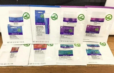Derma E Eye Day Creme Microdermabrasion Scrub Scar Gel Psorzema Sample Lot of 8 - Image 1 of 4
