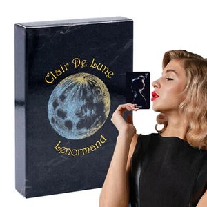 Clair de Lune Lenormand Tarot Cards Decks Oracle Card Family Game Tool - Picture 1 of 7