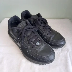 Nike Air Max LTD 3 Triple Black Trainers Sneakers Shoes Mens UK Size 9.5 US 10.5 - Picture 1 of 16