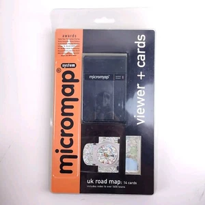 Micromap System - Viewer + Cards - UK Road Map - Vintage - Rare - Foto 1 di 3