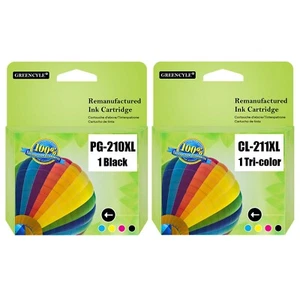 1x PG 210XL +1x CL 211XL Ink Cartridge for Canon PIXMA iP2700 iP2702 MP230 MP280 - Picture 1 of 10
