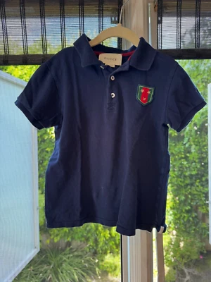 Gucci Boys Blue Short Sleeve Polo Shirt Size 8 - VERY NICE - Image 1 of 3