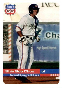 2003 Inland Empire 66ers Grandstand #9 Shin-Soo Choo Pusan Korea Baseball Card