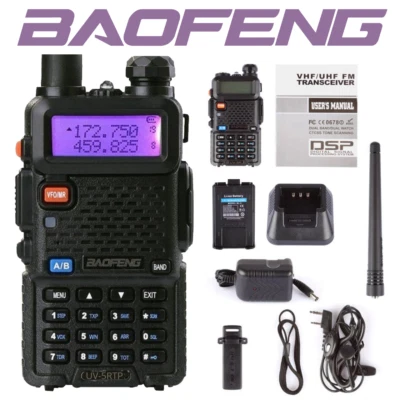Baofeng UV-5R 8W Radio Tri-Power Dual Band 1/4/8W Ham Walkie Talkie | NO FM - Image 1 of 4