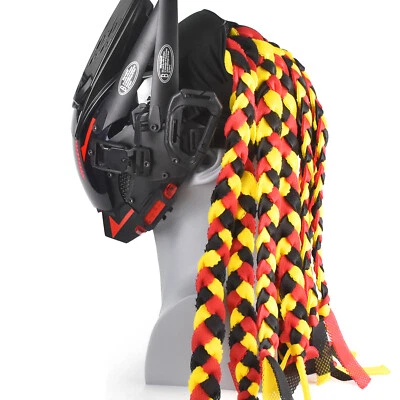 Tactical headgear Dirty braids forehead protection wig Cosplay hat headscarf - Image 1 of 4