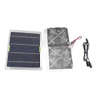 Solar Panel Powered Fan 2 Fans 100w 20v Green Energy Portable Convenient Mini
