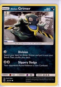 Alolan Grimer 83/147 Sm-Burning Shadows Regular - Picture 1 of 2