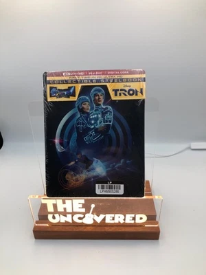 TRON [1982] w. Steelbook (4K UHD + Blu-ray + цифровой, без региона) * новый/запечатанный * - Изображение 1 из 2