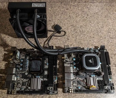 CPU Intel i7 4790k, 16 GB de RAM, enfriador de placa madre Gigabyte Z97n Mini-ITX + extras Foto 1 de 3