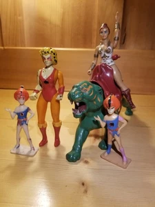 She-ra Variant 80s Princess Figure Doll Lot Cheetara Teela Battlecat Thundercats - Foto 1 di 24