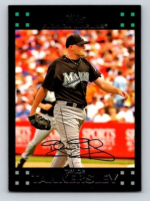 2007 Topps #579 Taylor Tankersley Florida Marlins - Image 1 of 2