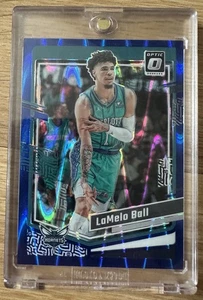 LaMelo Ball 2023-24 NBA Panini Donruss Optic Blue Tectonic /249 Hornets - Bild 1 von 2