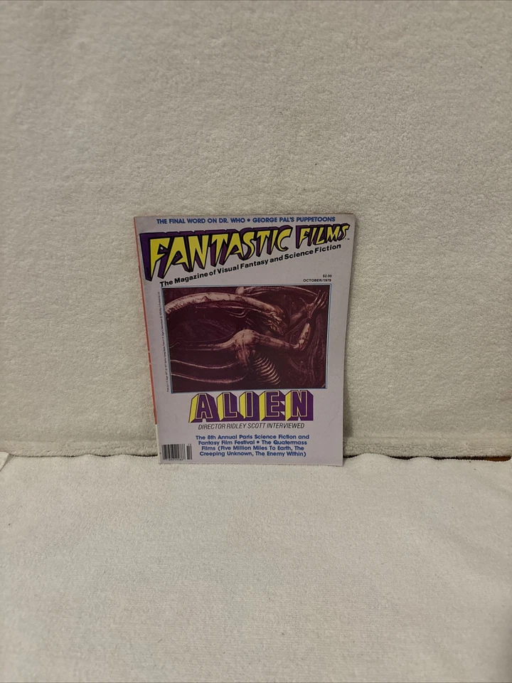 Fantastic Films October 1979 ALIEN Ridley Scott Interview Dr. Who FREE SHIP Foto 1 de 4