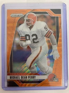 Panini Prizm Football 2024-25 Michael Dean Perry Browns Orange Wave 9/60.. - Bild 1 von 2