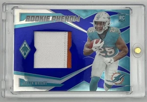 2024Panini Phoenix RookiePhenom Jersey Jaylen Wright #RPJ-JWT /49 Blue (MEM, RC) - Picture 1 of 3