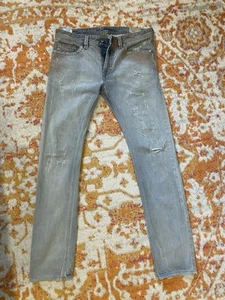 vintage ITALY mens DIESEL THAVAR 0834C JEANS W32 L32 Slim Skinny gray  0834c - Picture 1 of 14