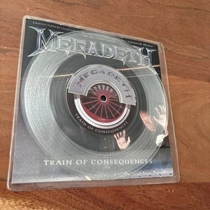 Megadeth - Train Of Consequences. 1994 Capitol Records CLEAR 7” Vinyl Ex/VG+ - Picture 1 of 5