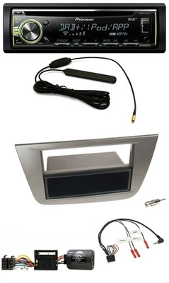 Pioneer MP3 USB CD DAB Lenkrad Autoradio für Seat Toledo Altea 2004-2009 anthraz - Bild 1 von 4