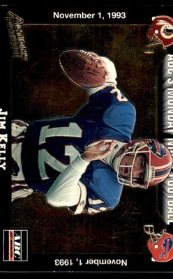1993 Action Packed Monday Night Football - Jim Kelly #36 - Image 1 of 2