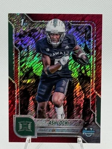 Pofele Ashlock 2025 Bowman Chrome U #15 RED Shimmer /5 SSP 1st Bowman Hawaii - Picture 1 of 4