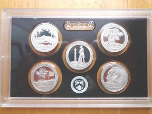 2013 S Silver Proof America The Beautiful Quarter Set  No Box or Coa - Picture 1 of 2