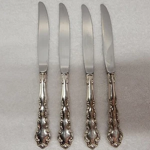 Oneida Community BEETHOVEN Silverplate Betty Crocker Flatware 4 BUTTER KNIVES - Picture 1 of 24