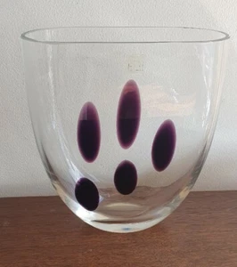 Vintage Italian IVV Glass Vase - Picture 1 of 2