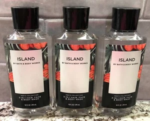 3 ISLAND BATH & BODY WORKS COLECCIÓN PARA HOMBRE 3 EN 1 LAVADO DE CABELLO CARA Y CUERPO NUEVO - Imagen 1 de 1