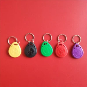 5Pcs/Lot RFID ID Key Card Tags Keyfobs Token Keychain 125KHZ TK4100 Read Only - Picture 1 of 2