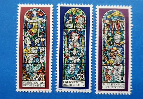 Liechtenstein Stamps, Scott 657-659 Complete Set MNH Cover