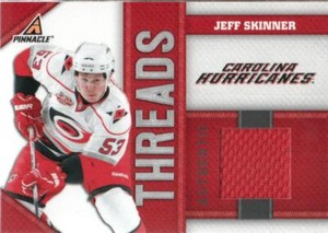 2010-11 Pinnacle Hockey Threads #JS Jeff Skinner Jersey /499