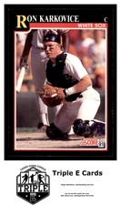 1991 Score #833 Ron Karkovice Chicago White Sox ~A3P