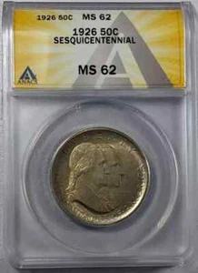 1926 Sesquicentennial of American Independence ANACS MS-62 - Picture 1 of 4