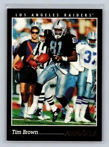 1993 Pinnacle #186 Tim Brown - Picture 1 of 2