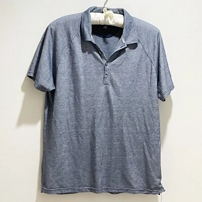 J FERRAR Men’s Navy Blue Oxford Cotton Pique Polo Golf Shirt Short Sleeve XL - Image 1 of 4