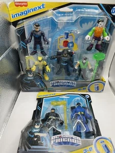 Fisher Price Imaginext DC Super Friends Bat Tech Multi Pack Set 5 Unique Figures - Picture 1 of 6