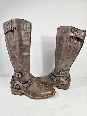 Botas de motociclista Belstaff Trialmaster 1955 de cuero de tacón bajo marrón para mujer EU 37 US 6,5 Foto 1 de 4