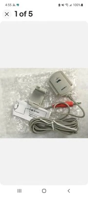 Cyber Acoustics ACM-1B OEM 8ft wired clip on microphone lapel monitor gray - Image 1 of 3