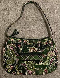 Borsa Vera Bradley Chelsea verde modello ritirato piccola tracolla preppy - Foto 1 di 5
