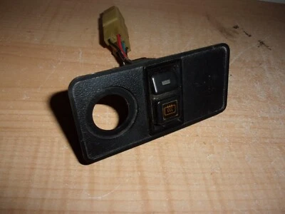 1984-1991 Isuzu Trooper Rear Window Defrost Switch Control & Trim Panel OEM - Image 1 of 2