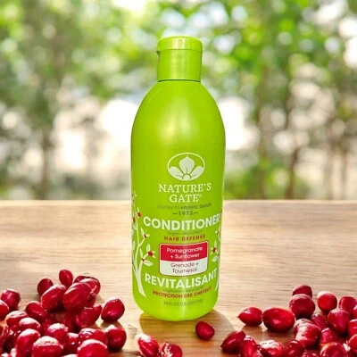Acondicionador Nature's Gate defensa capilar granada y girasol vegano 18 oz Foto 1 de 3