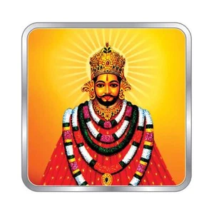 Khatu Shyam Ji Coin / Khatoo Shyam Coin 999 Pure Silver Coin - Picture 1 of 2