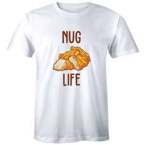 Nug Life Men's T-Shirt Funny Chicken Nuggets Foodie Lover Gift for Him - Picture 1 of 1